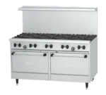 Garland/US Range X60-10RR Restaurant Gas Range, 60" W with 10 Burners and (2) Standard Ovens - 366,000 BTU