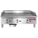 General GCMG-36NGS 35.84'' Countertop Gas Griddle with Controls -