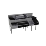 Glastender ALL-60A-CP10 All-In-One Underbar Ice Bin/Cocktail Station