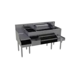 Glastender ALL-60B All-In-One Underbar Ice Bin/Cocktail Station