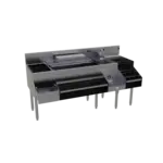 Glastender ALL-66A-CP10 All-In-One Underbar Ice Bin/Cocktail Station