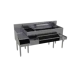 Glastender ALL-66B-CP10 All-In-One Underbar Ice Bin/Cocktail Station