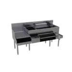 Glastender ALL-66C All-In-One Underbar Ice Bin/Cocktail Station