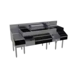Glastender ALL-72-CP10 All-In-One Underbar Ice Bin/Cocktail Station