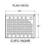 Glastender C-IFC-19/24R CHOICE Underbar Corner Drainboard