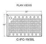 Glastender C-IFC-19/30L CHOICE Underbar Corner Drainboard