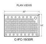 Glastender C-IFC-19/30R CHOICE Underbar Corner Drainboard