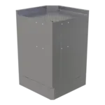 Glastender E-CIR-24/24-N ELEVATION Underbar Inside Rectangle Corner