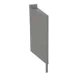 Glastender E-CIW-10 ELEVATION Underbar Inside Wedge Corner