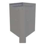 Glastender E-CIW-60 ELEVATION Underbar Inside Wedge Corner Drainboard