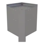 Glastender E-CIW-75 ELEVATION Underbar Inside Wedge Corner Drainboard