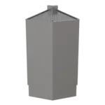 Glastender E-COW-45 ELEVATION Underbar Outside Wedge Corner