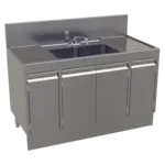 Glastender E-DS-48 Underbar Sink Unit, Compartment, , with and / - 480"W x 240"D