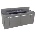 Glastender E-FS-72 Underbar Sink Unit, Compartment, , with and / - 720"W x 240"D