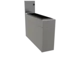 Glastender IBB-6 Underbar Ice Bin, Stainless Steel with 21 lbs. Ice Capacity - 6"W x 24"D