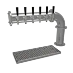 Glastender PC-6-SS Pipe Cantilever Draft Dispensing Tower