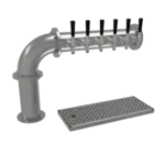 Glastender PC-6-SS Pipe Cantilever Draft Dispensing Tower