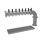 Glastender PC-8-SS Pipe Cantilever Draft Dispensing Tower