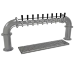 Glastender PP-10-SS Pipe Pass-Thru Draft Dispensing Tower