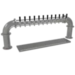 Glastender PP-12-SS Pipe Pass-Thru Draft Dispensing Tower