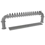 Glastender PP-16-SS Pipe Pass-Thru Draft Dispensing Tower