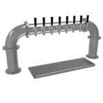 Glastender PP-8-SS Pipe Pass-Thru Draft Dispensing Tower