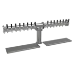 Glastender PT-16-SS Pipe Tee Draft Dispensing Tower