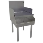 Glastender RDBA-18S Underbar Drainboard, Freestanding with - 18"W x 24"D