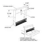 Glastender SSRC-16 Speed Rail Locking Cover