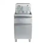 Globe GFF80PG 51 - 90 lb. Gas Floor Model Full Pot Fryer with Millivolt Controls - 150,000 BTU