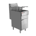 Grindmaster-Cecilware FMS504NAT Cecilware® Pro 15 - 50 lb. Gas Floor Model Full Pot Fryer with Thermostatic Controls - 30,000 BTU