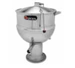 Groen PT-100 Base Stationary Direct Steam Kettle - 100 Gallon Capacity