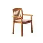 Grosfillex US442008 Atlantic Classic Stacking Dining Armchair