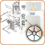 Hamilton Beach S-32B Apple Corer Blade Cup