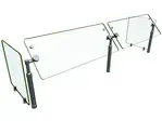 Hatco  B950SWIVEL-72 Sneeze Guard, Stationary