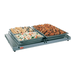 Hatco GRS-36-B Glo-Ray® Aluminum and Stainless Steel 36"W x 7.75"D Heated Shelf Food Warmer - 120 Volts / 175 Watts