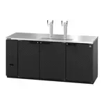 Hoshizaki DD80-S 4 Taps 1/2 Barrel Draft Beer Cooler - Stainless Steel, 4 Kegs Capacity, 115 Volts
