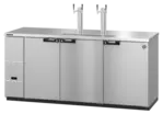 Hoshizaki DD80-S 4 Taps 1/2 Barrel Draft Beer Cooler - Stainless Steel, 4 Kegs Capacity