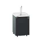 Hoshizaki HDD-1-24 1 Tap 1/2 Barrel Draft Beer Cooler - Black, 1 Keg Capacity, 115 Volts