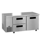 Hoshizaki
ULR67B-D2
 670'' 
 Section
Undercounter Refrigerator with





and Compressor