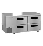 Hoshizaki
ULR67B-D4
 670'' 
 Section
Undercounter Refrigerator with





and Compressor