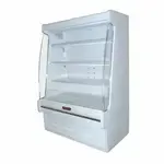 Howard-McCray R-OD30E-12-LED 147.00'' White Vertical Air Curtain Open Display Merchandiser with 3 Shelves