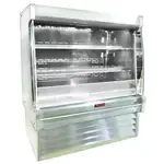 Howard-McCray R-OD35E-3L-LED 39.00'' White Vertical Air Curtain Open Display Merchandiser with 2 Shelves