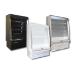 Howard-McCray R-OD35E-3S-LED 39.00'' White Vertical Air Curtain Open Display Merchandiser with 4 Shelves