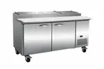 IKON IPP71-4D 70.8'' Refrigerated Pizza Prep Table
