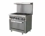 IKON
IR-6-36 LP
Restaurant Gas Range,
with 

and 
-