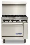 Imperial ER-6 Restaurant Gas Range, with and -