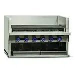 Imperial IABA-36 36" Gas Countertop Heavy Duty Radiant Charbroiler with Manual Control - 120,000 BTU