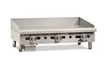Imperial IMGA-3628 36'' Countertop Gas Griddle with Manual Controls - 90,000 BTU