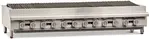 Imperial IRB-72 72" Gas Countertop Heavy Duty Radiant Charbroiler with Manual Control - 180,000 BTU